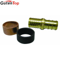 GutenTop High Quality Lead Free Brass PEX Straight Coupling Crimp Fitting with 1/2 Inch